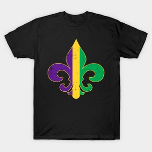 Mardi Gras Fleur De Lis Party Costume New Orleans Vacation T-Shirt